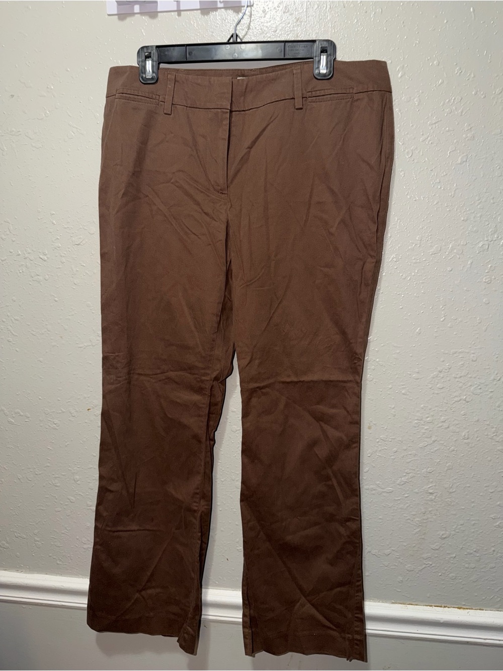 LOFT Brown Straight-Leg Women's Pants